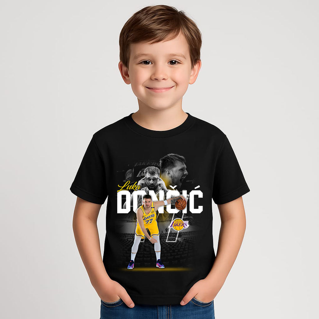 KIDS LUKA DONČIĆ LAKERS🏀🔥T-SHIRT