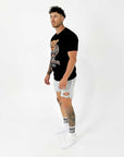 Men's ''EYE OF THE TIGER'' Acid Wash T-Shirt.