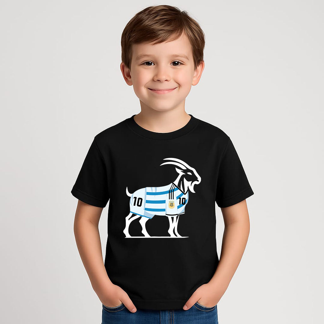 KIDS Unstoppable GOAT 🐐 LIONEL MESSI ARGENTINA 10 TSHIRT
