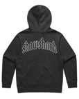 Men's Oversized Outline 'SHAWSHANK' Roman style print Heavy weight Hoodie