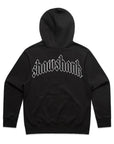 Men's Oversized Outline 'SHAWSHANK' Roman style print Heavy weight Hoodie