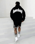 Men's Oversized 'SHAWSHANK' Roman style PUFF print Heavy weight Hoodie