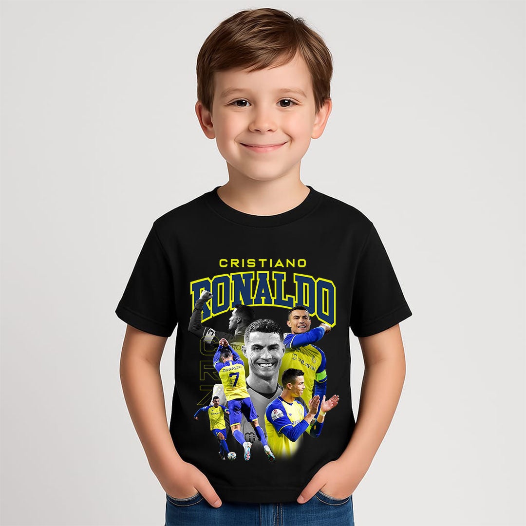 KIDS WELCOME TO SAUDI RONALDO T-SHIRT ⚽️