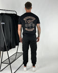 Men's ''CUSTOM MOTORCYCLES'' Print T-Shirt..