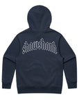 Men's Oversized Outline 'SHAWSHANK' Roman style print Heavy weight Hoodie