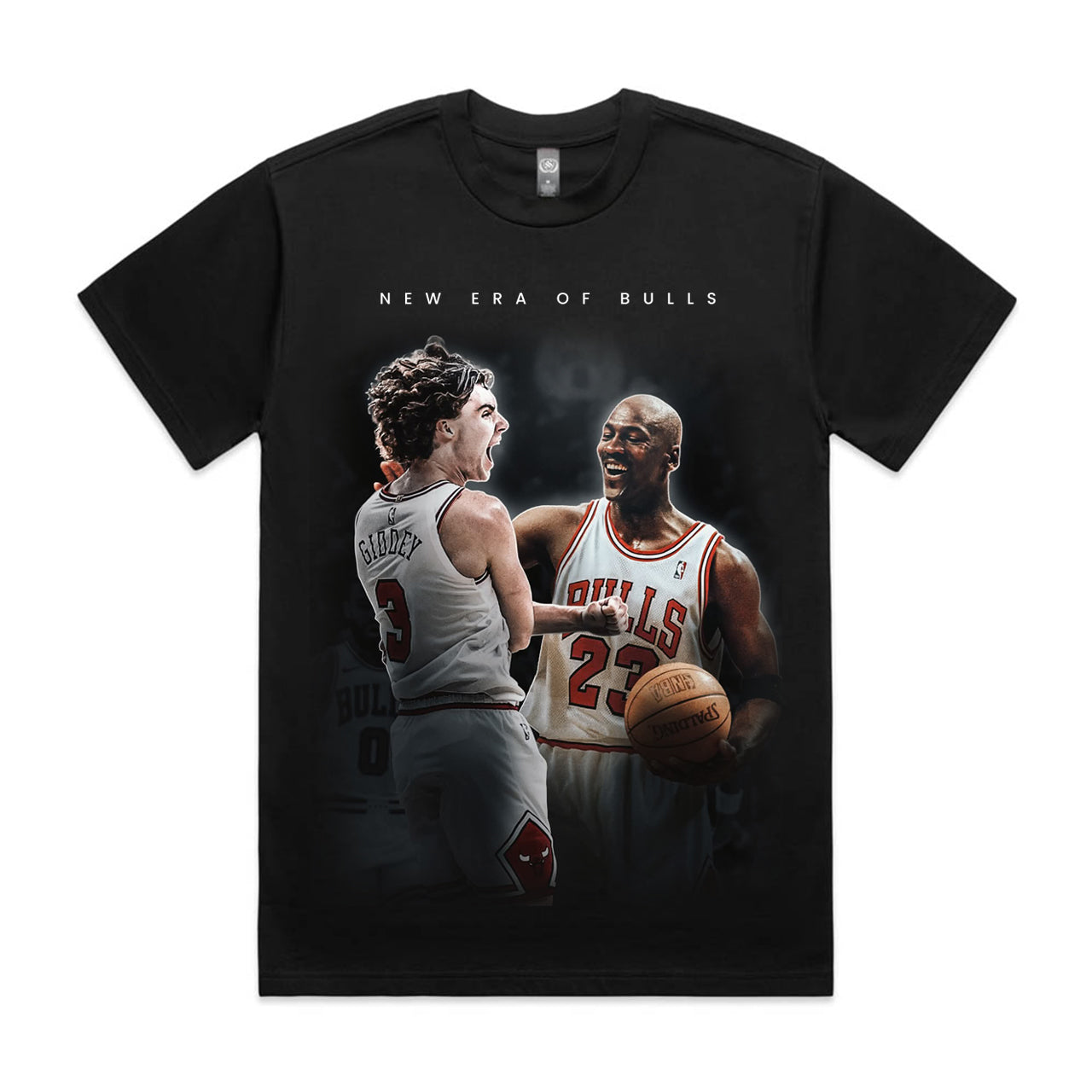 KIDS WHERE NEW SCHOOL MEETS OLD SCHOOL BULLS T-SHIRT
