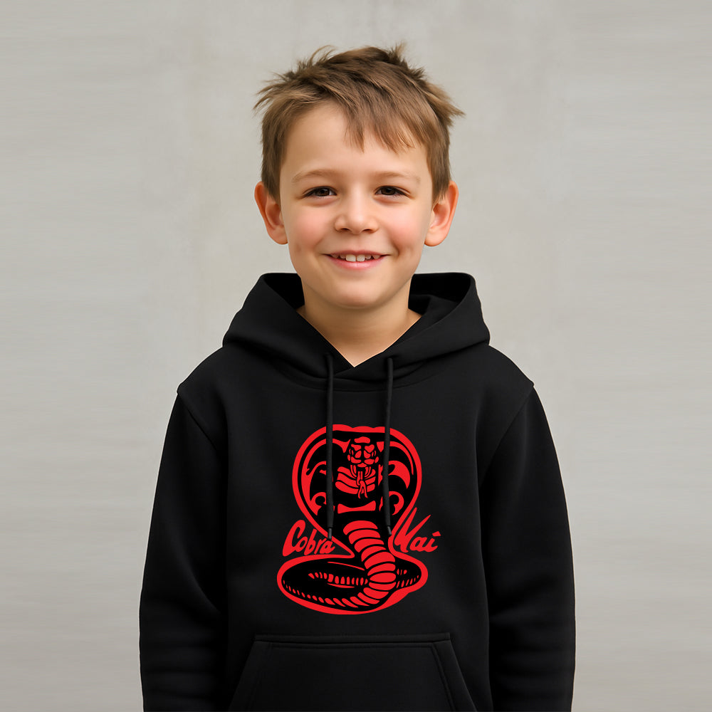 KIDS COBRA KAI 'RED COBRA' HOODIE