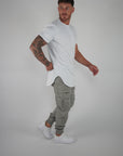 Men's Curved-Hem Short-Sleeve T-Shirt