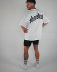 Men's Oversized 'SHAWSHANK' Roman style print Heavy weight T-Shirt.