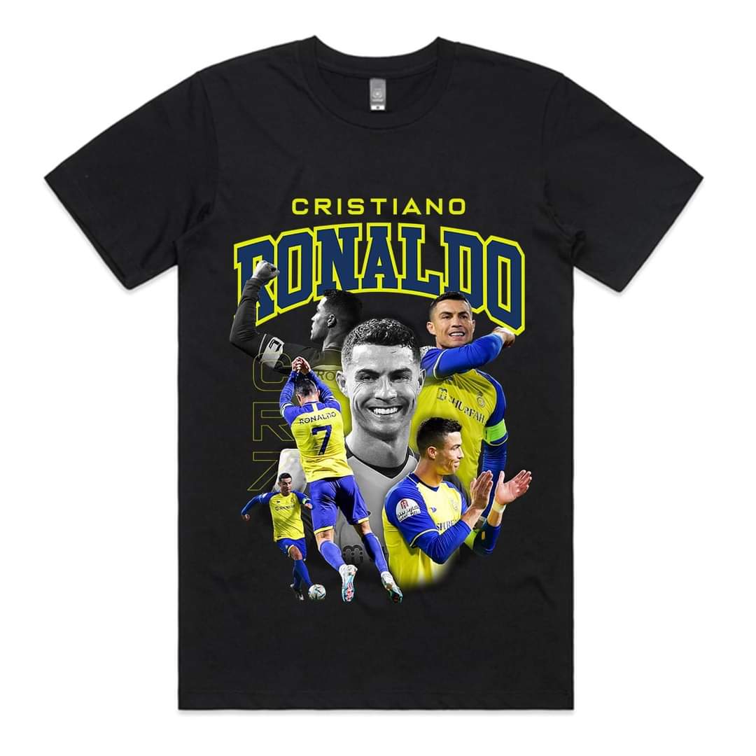 KIDS WELCOME TO SAUDI RONALDO T-SHIRT ⚽️