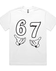 Kids Funny Six Seven Meme 6 7 Meme Gen Alpha Slang T-shirt