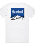 Men's' Shawshank racing in BLUE Printed T-Shirt