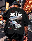 S15 Nissan Silvia R Spec Silver Adult Tshirt