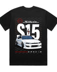 S15 Nissan Silvia R SPEC white Adults tshirt