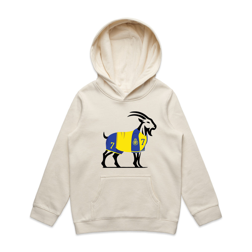 KIDS UNSTOPPABLE GOAT š RONALDO SAUDIĀ 7 ā½ Hoodie