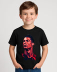 KIDS ⚡ Ronaldo Portugal Portrait ⚽ T-Shirt