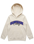 Kids SHAWSHANK CLOTHING BLUE SIGNATURE PRINT HOODIE