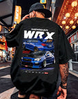 Impreza Wrx Blue Meanie STI Black T-shirt