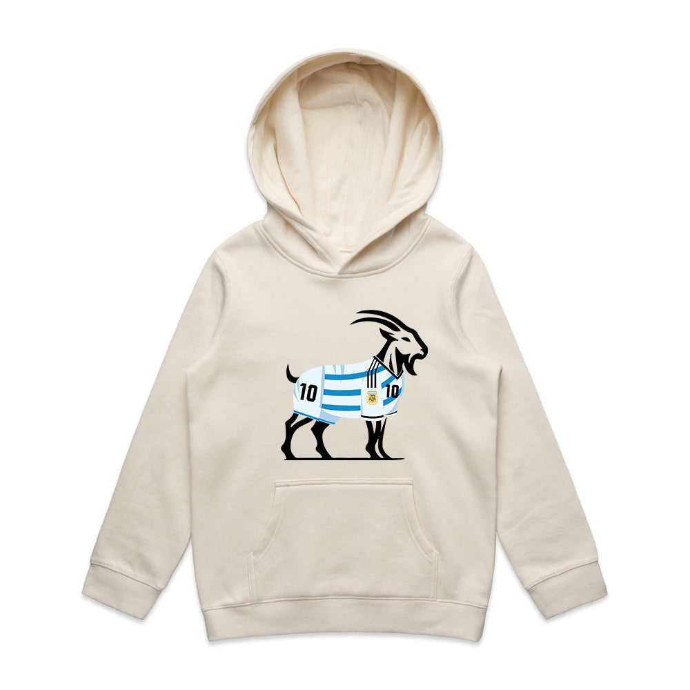 KIDS Unstoppable GOAT š LIONEL MESSIĀ ARGENTINA 10 ā½ Hoodie