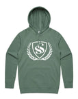 Men's Coral Logo Print Long-Sleeve Hoodie.