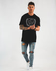 Men's Logo Outline Print Short-Sleeve T-Shirt.