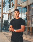 Men's Curved-Hem Short-Sleeve T-Shirt