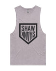 MEN'S ACID WASH AUTHORITY'' Sleeveless Tank Top.