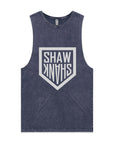 MEN'S ACID WASH AUTHORITY'' Sleeveless Tank Top.