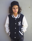 KJ02- KIDS NY COLLEGE VARSITY JACKET - Shawshank Clothing