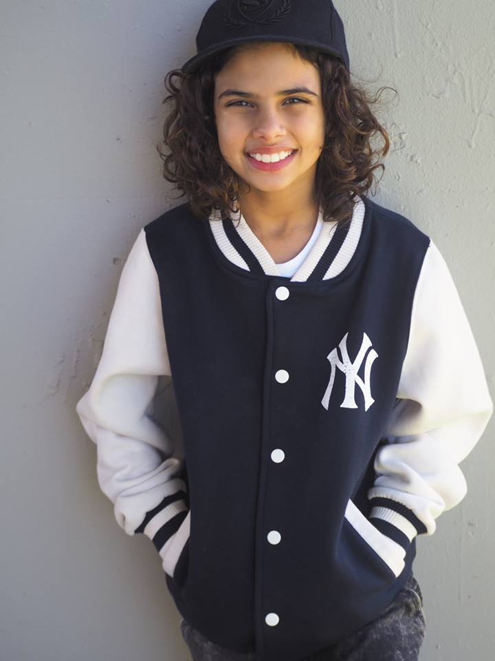 KJ02- KIDS NY COLLEGE VARSITY JACKET - Shawshank Clothing
