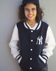 KJ02- KIDS NY COLLEGE VARSITY JACKET - Shawshank Clothing
