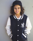 KJ02- KIDS NY COLLEGE VARSITY JACKET - Shawshank Clothing