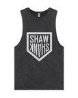 MEN'S ACID WASH AUTHORITY'' Sleeveless Tank Top.