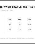 Womens Oversized ''EAGLE STANCE'' Acid Wash T-Shirt