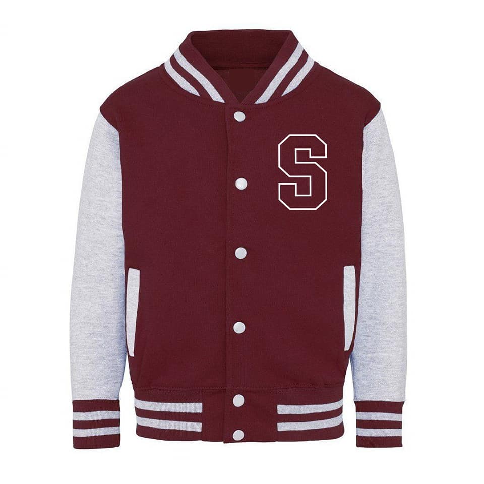 KJ01- Kids Shawshank College Varsity jacket. - Shawshank Clothing 