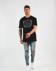 Men's Logo Outline Print Short-Sleeve T-Shirt.