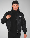 Men's Zip-Up Bomber Jacket.