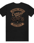 Men's ''CUSTOM MOTORCYCLES'' Print T-Shirt..