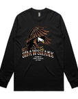 Men's 'EAGLE LANDING'" Printed Long Sleeve T-Shirt