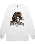 Men's 'EAGLE LANDING'" Printed Long Sleeve T-Shirt