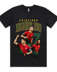 KIDS CHRISTIANO RONALDO G.O.A.T T-SHIRT. ⚽️🐐