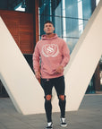 Men's Coral Logo Print Long-Sleeve Hoodie.