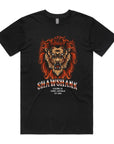 Men's ''LION KING'' Acid Wash T-Shirt.
