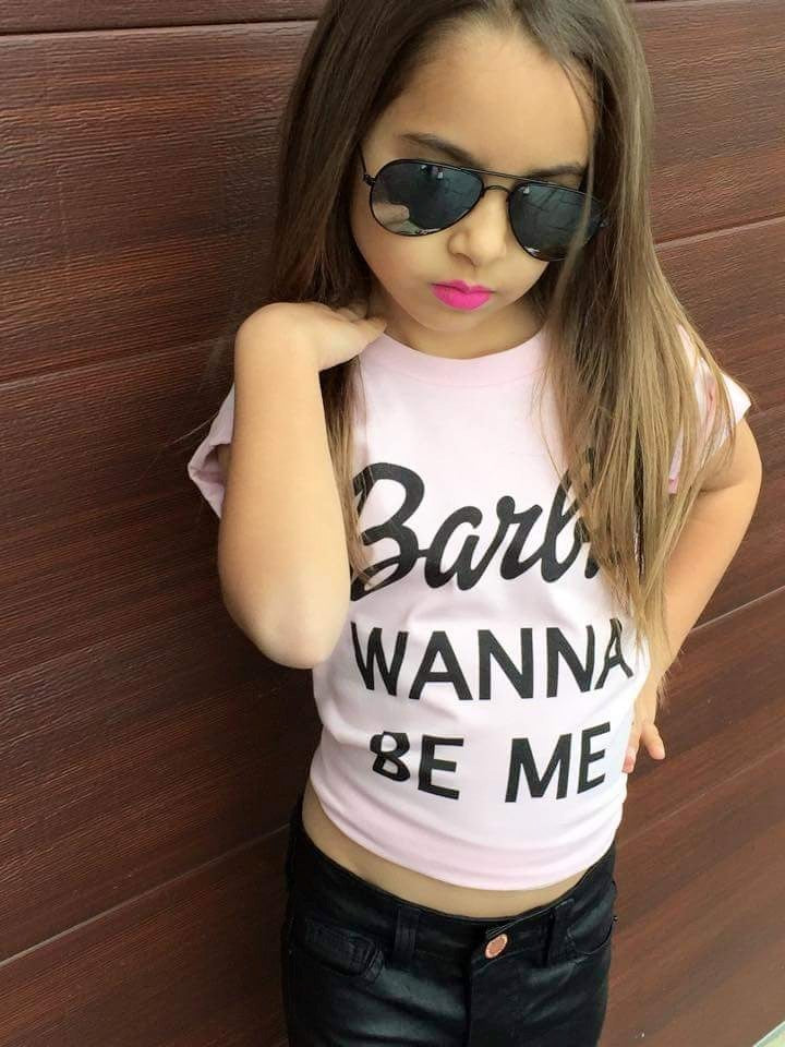 KT24- BARBIE WANNA BE ME TSHIRT - Shawshank Clothing