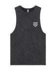 MEN'S ACID WASH AUTHORITY POCKET'' Sleeveless Tank Top.