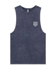 MEN'S ACID WASH AUTHORITY POCKET'' Sleeveless Tank Top.