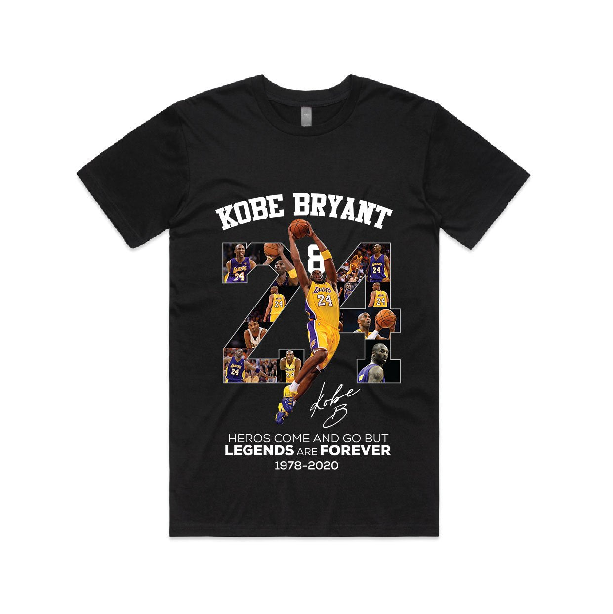 Kobe bryant deals tribute t shirts