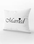 PS02- JUST MARRIED PILLOW CASES - Shawshank Clothing 