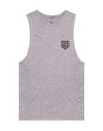 MEN'S ACID WASH AUTHORITY POCKET'' Sleeveless Tank Top.