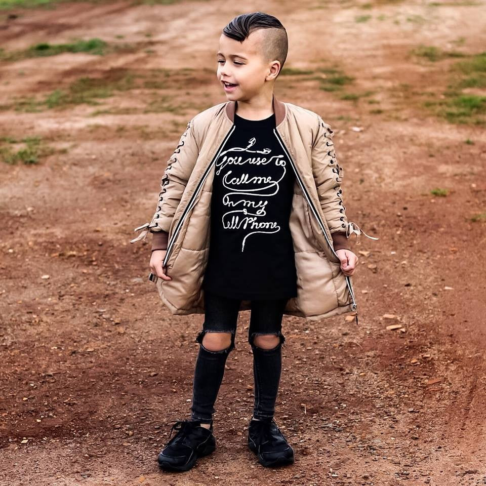 KT17- CELLPHONE KIDS TSHIRT / TANK - Shawshank Clothing